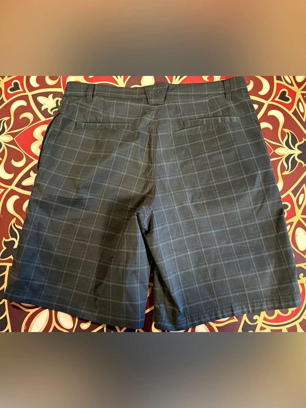 Champion Black Plaid Men's Shorts
